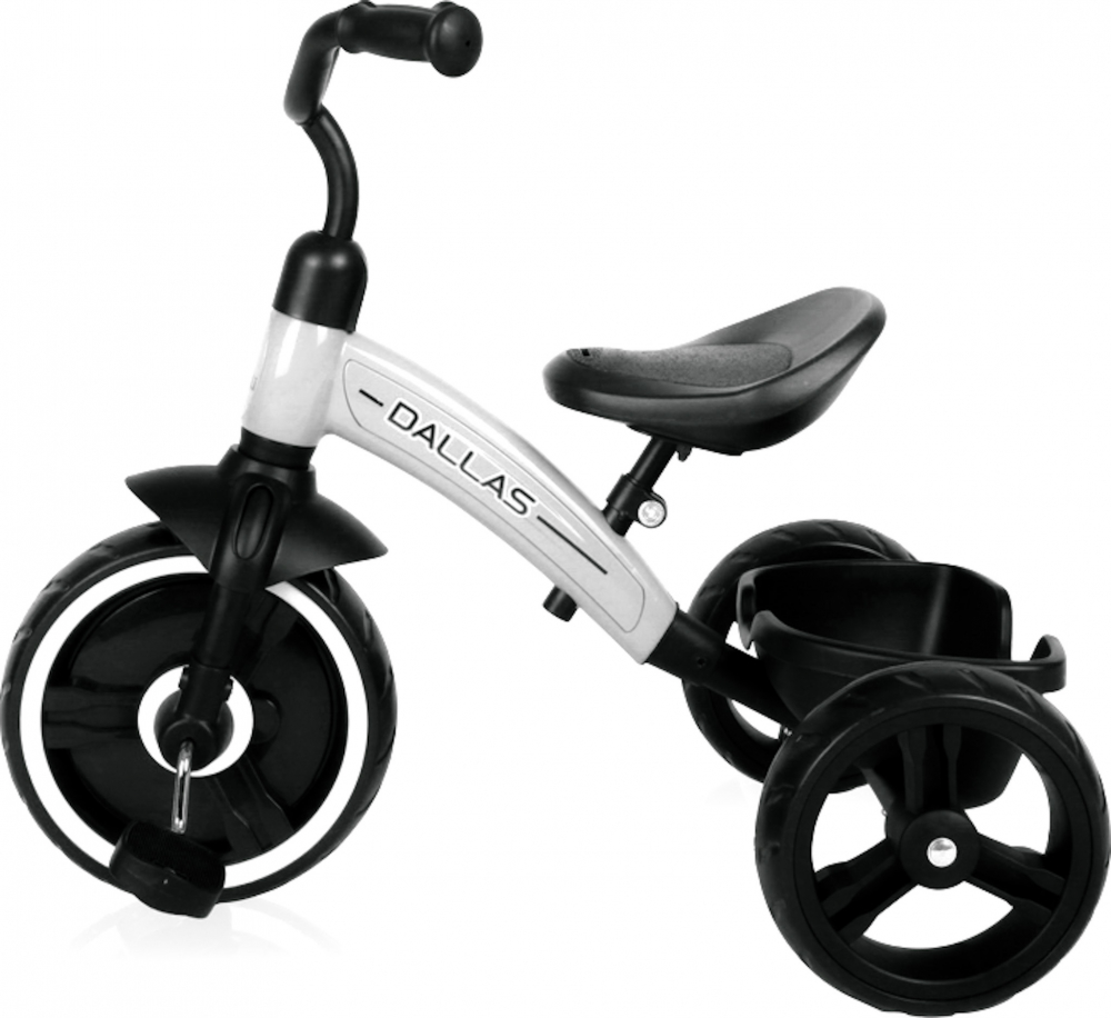 Tricicleta Lorelli Dallas White, roti EVA, pana la 25kg