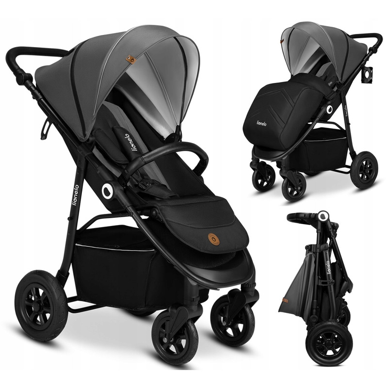 Carucior Sport Lionelo Natt Gri 0-22kg - imagine 10