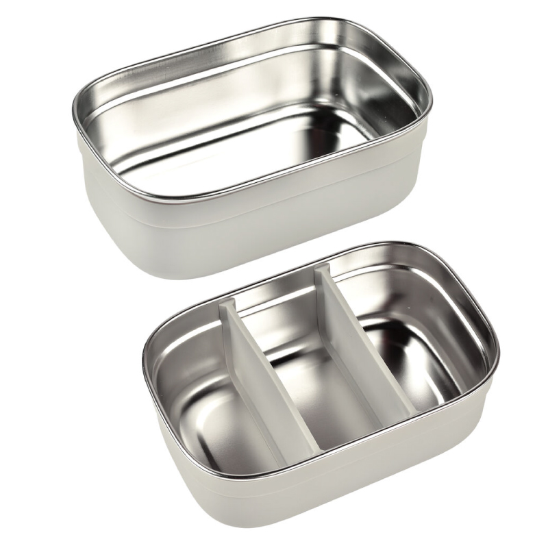 Caserola Inox Beaba Sage Green - Ideală Mese - imagine 2