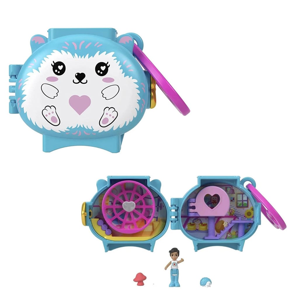 Mini gentuta Polly Pocket Arici cu Accesorii