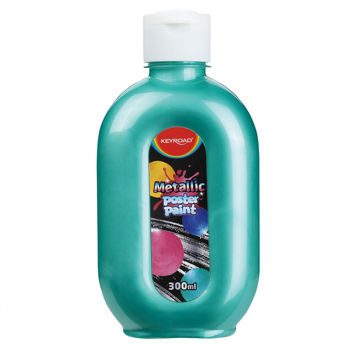 Culoare Tempera Verde Metalizat Keyroad 300ml