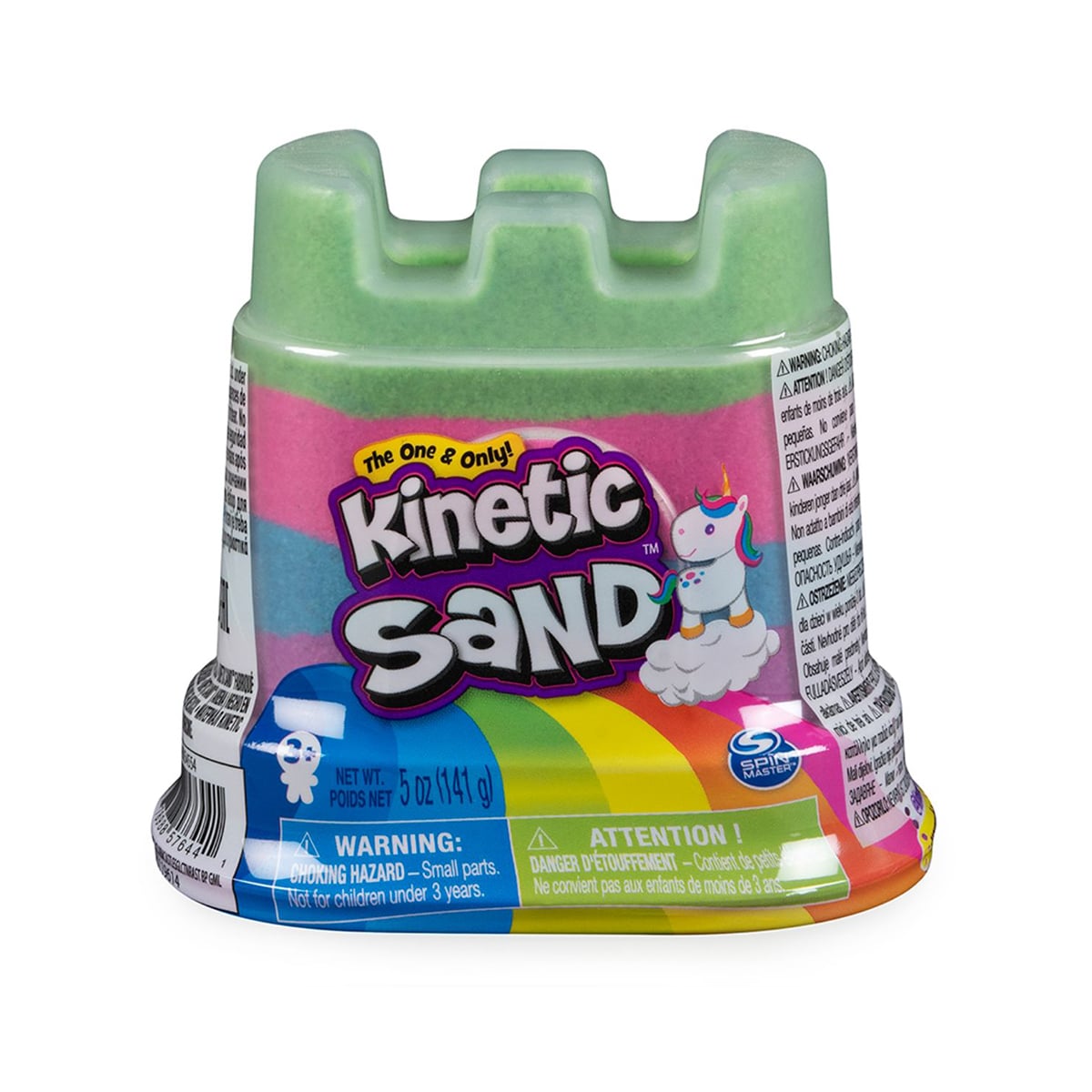 Kinetic Sand Castel Curcubeu Verde 141g