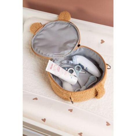 Geanta Childhome Teddy Bag Bej | Pratică pentru copii - imagine 6