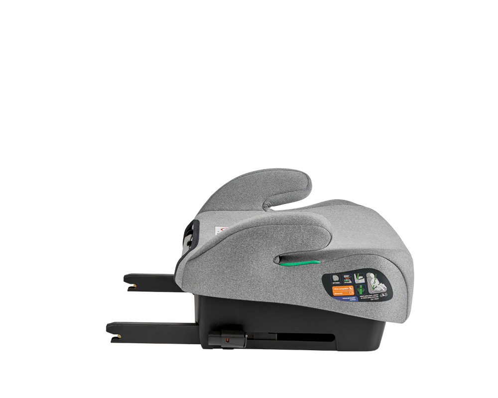 KikkaBoo i-Boost Inaltator Auto cu Isofix Gri - imagine 5