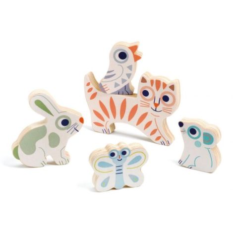 Puzzle BabyAnimali Djeco | Lemn FSC - imagine 4