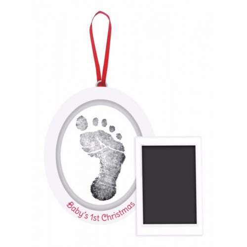 Kit Rama Foto Amprentă Baby's First Christmas Pearhead - imagine 3