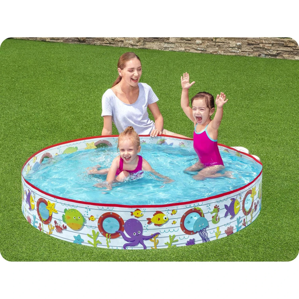 Piscina Bestway Fish 152cm - Fun pentru copii