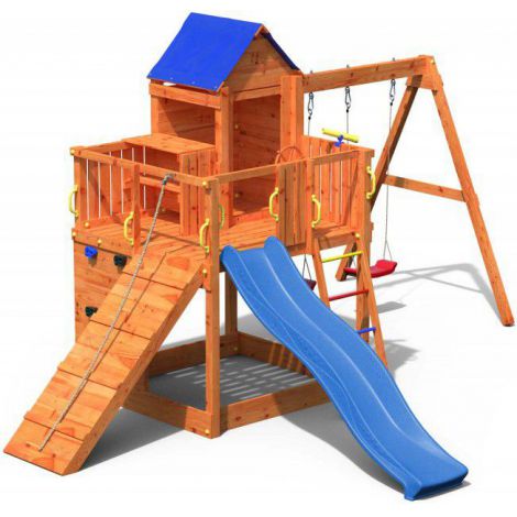 Fungoo Treehouse 7in1 - Loc de Joaca Lemn - imagine 2