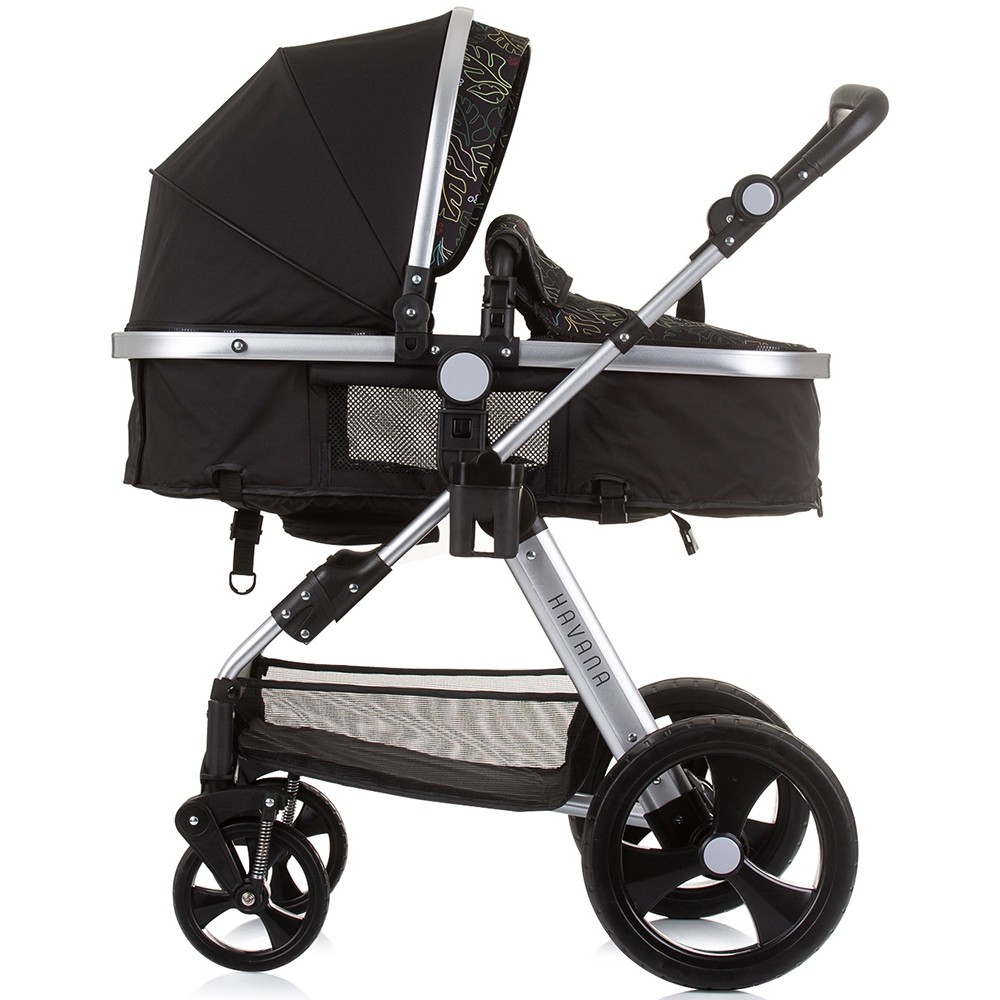 Carucior Chipolino Havana 2 in 1, Obsidian Leaves - imagine 11