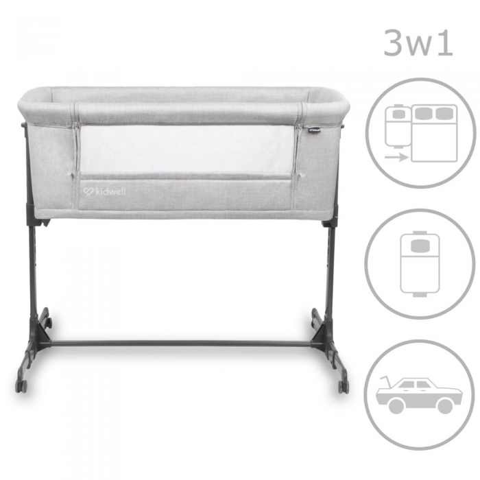 Patut Kidwell Alula Gray 3-in-1 Gri - imagine 2