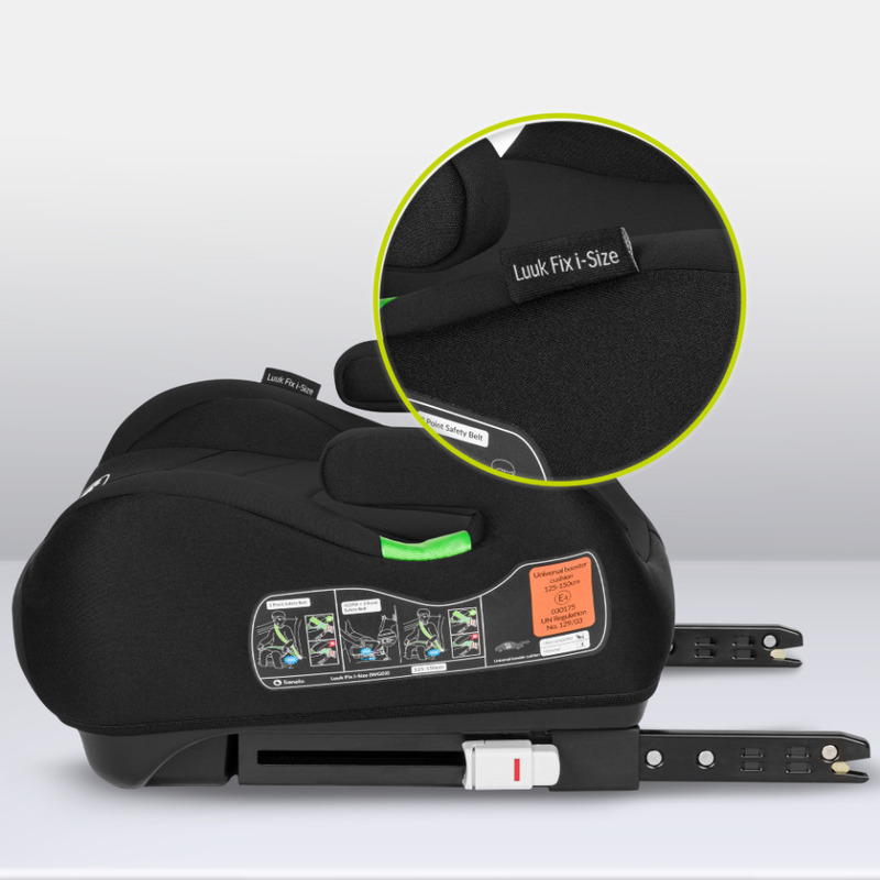 Înălțător Auto Lionelo Luuk Fix i-Size Negru - imagine 3