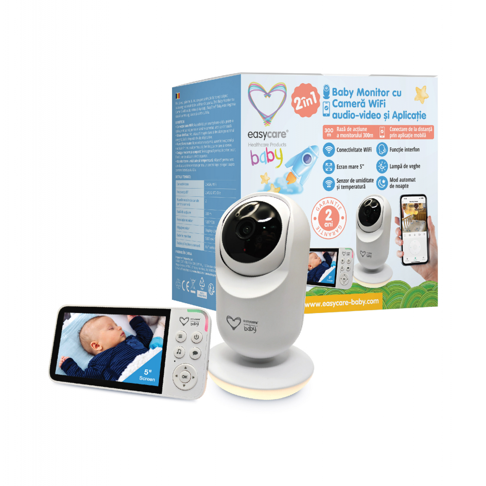 Baby Monitor WiFi Easycare | Supraveghere 2in1 - imagine 9