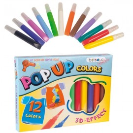 Culori Efect 3D Beleduc | Set 12 Culori Creativ