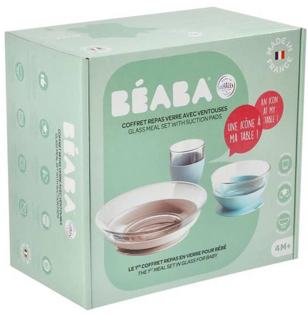 Beaba Set 3 Piese Duralex Antiaderent