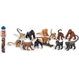 Tub Figurine Maimute Safari Ltd. - Set 12 Piese