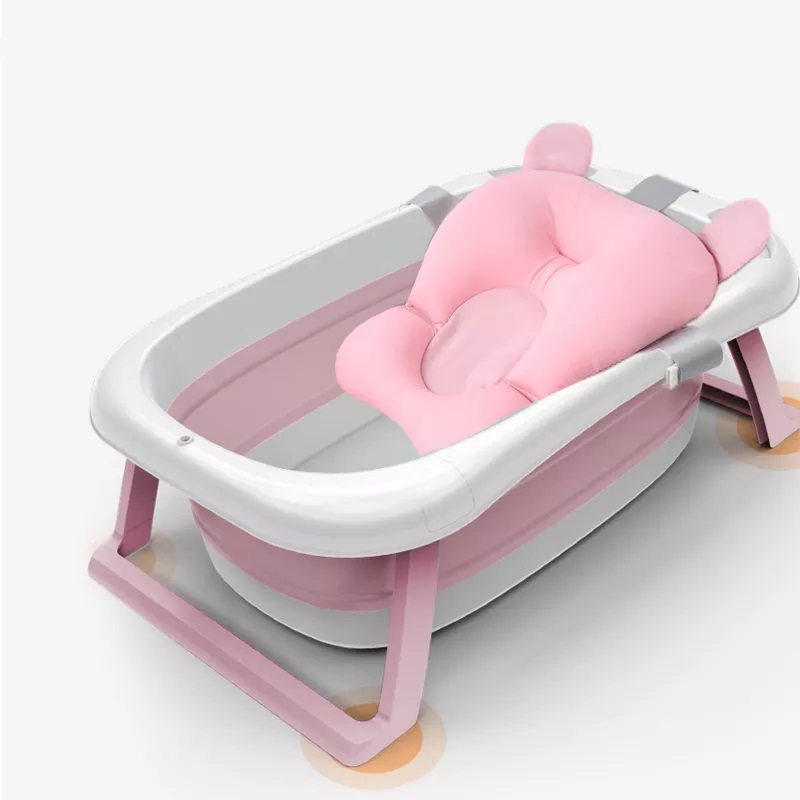 Cădiță Pliabilă cu Hamac Nicekids Pink - imagine 5