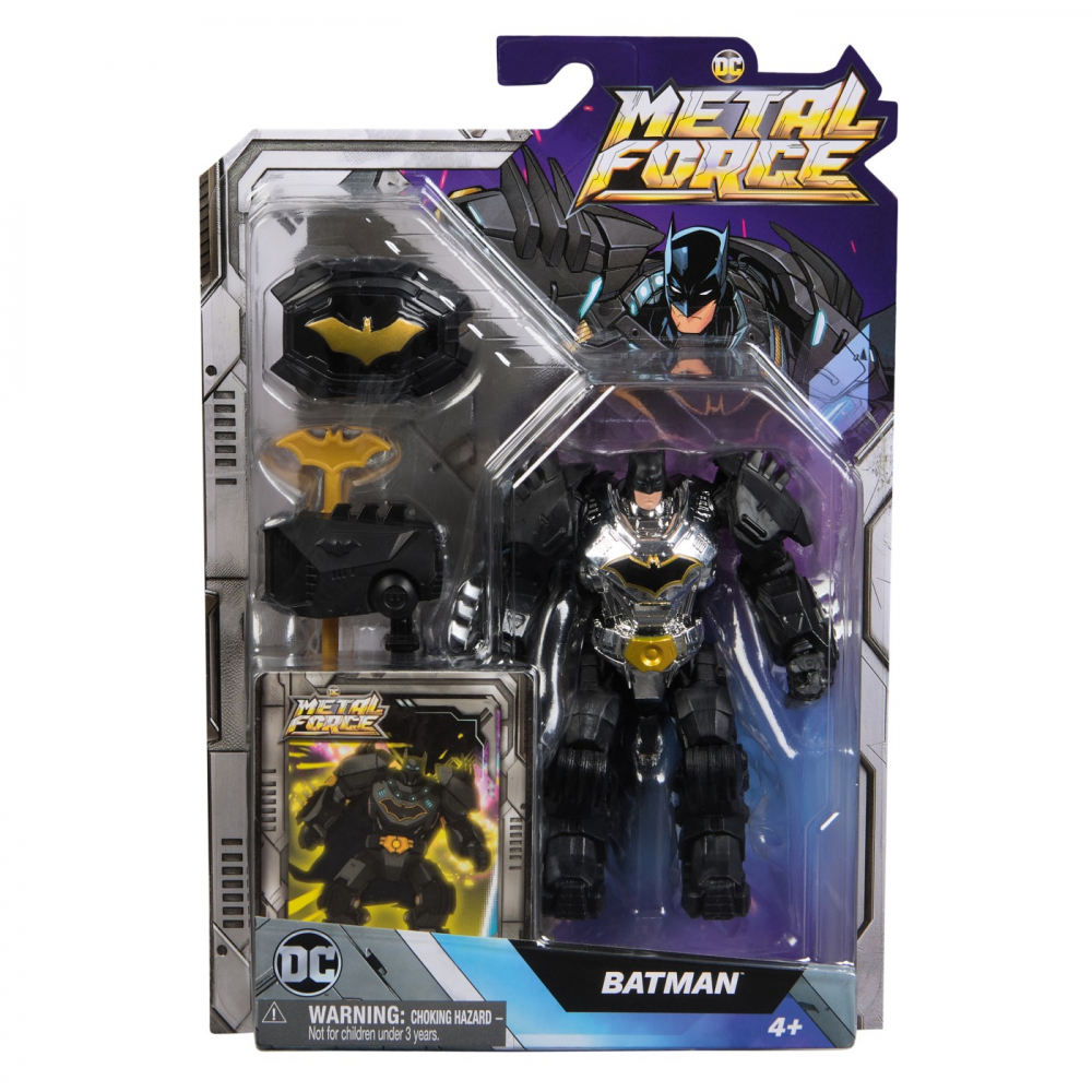 Figurina Batman Metal Force 10cm - Spin Master