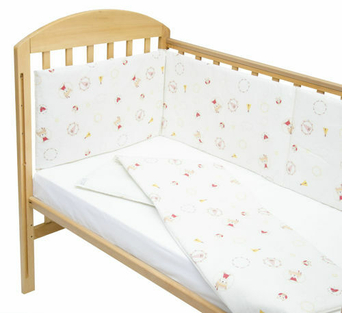 Set protecții patut KidsDecor 70x140 cm Bumbac