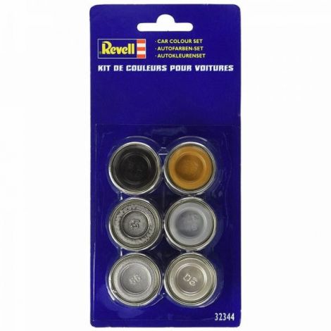 Revell Set 6 Culori Mașini Metalizate