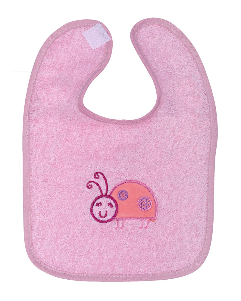 Set 2 Bavete Bumbac Duetbaby cu Velcro Pink