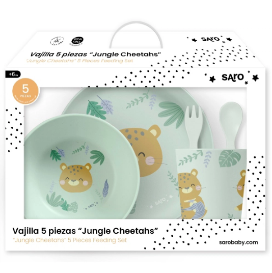 Set masă Jungle Cheetahs Saro Baby - Mese distractive - imagine 6