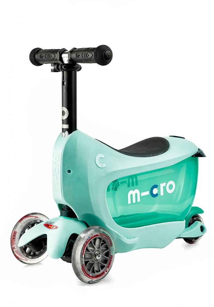 Trotineta Micro Mini2go Deluxe Mint cu Scaunel