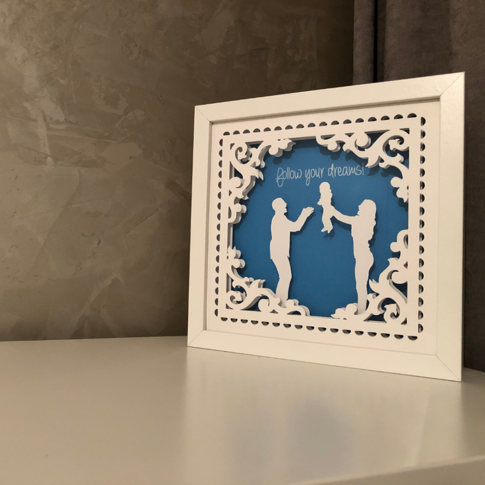 Tablou Luminos Părinți și Copii 057 Noorhandmadeatelier - imagine 5