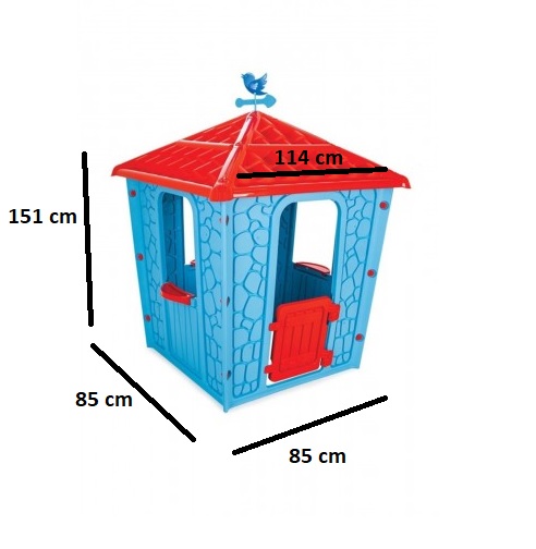 Căsuță Grădină Pilsan Stone House, Rezistentă UV - imagine 2