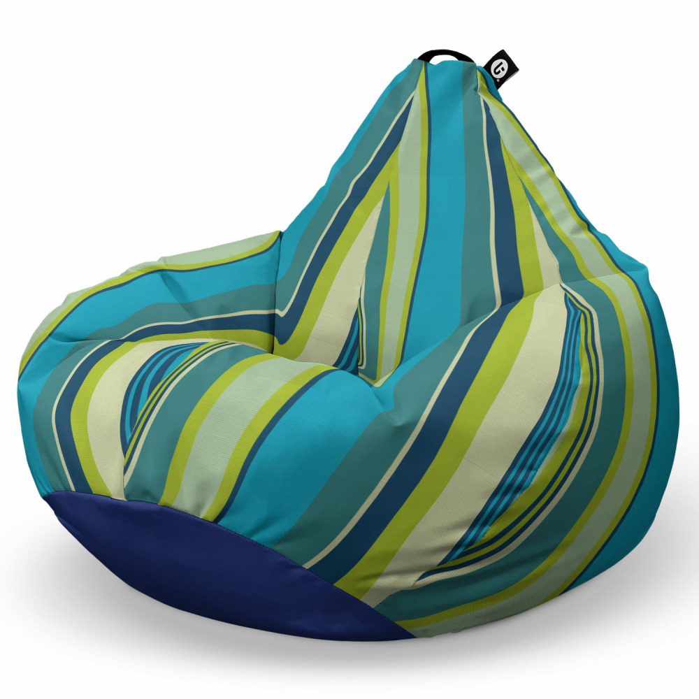Fotoliu Puf Bean Bag Updeco Para L Mint - imagine 6