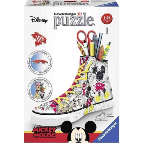 Puzzle 3D Sneaker Mickey Suport Ravensburger - imagine 2