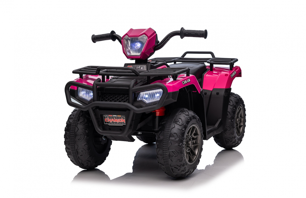 ATV Electric Nichiduta Pink 12V, Scaun Piele - imagine 5