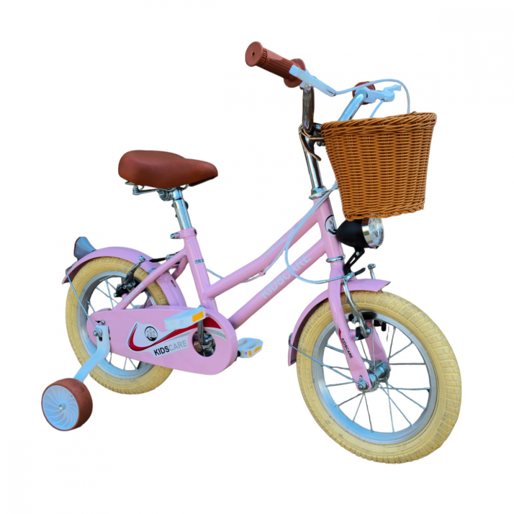 KidsCare HappyGirl 14" Roz - Bicicleta Perfectă pentru Copii - imagine 5