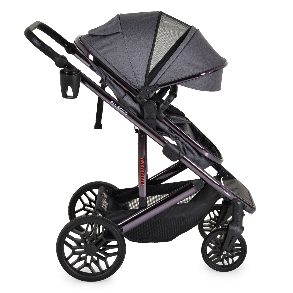 Carucior 2in1 Moni All Road Grey - Convertibil