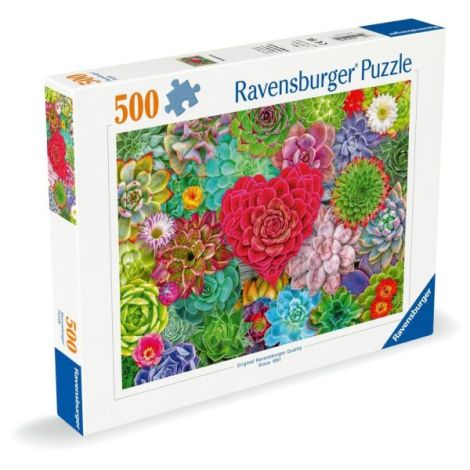 Puzzle Succulente 500p Ravensburger - imagine 2