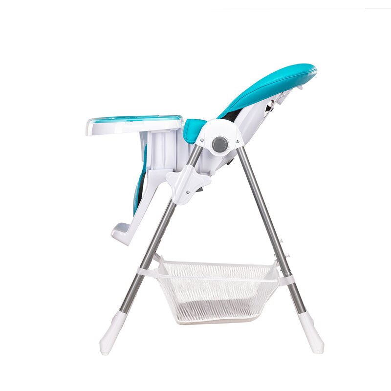 Scaun de masa Lionelo Linn Plus Metal Turcoaz - imagine 4