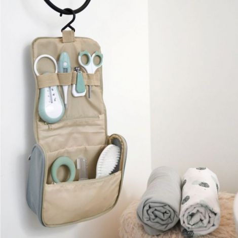 Set Ingrijire Beaba Sage Green 9 Accesorii - imagine 4