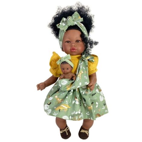 Papusa Nines D'Onil Maria Afro cu miros de vanilie
