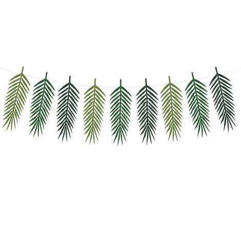 Ghirlanda Frunze Tropicale Party deco 1.25m