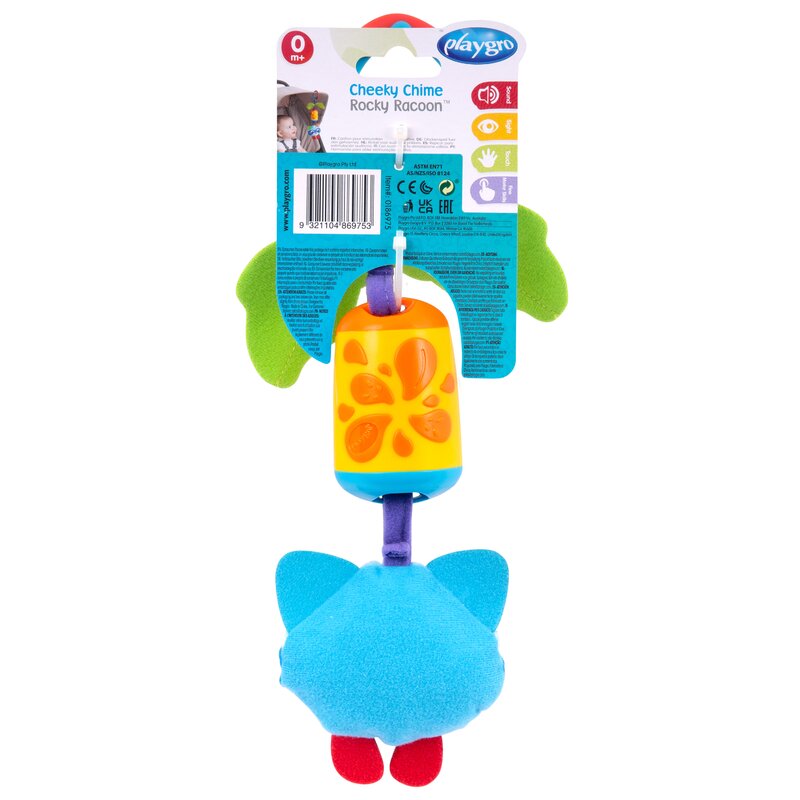 Jucărie Playgro Rocky Racoon pentru Carucior - imagine 4
