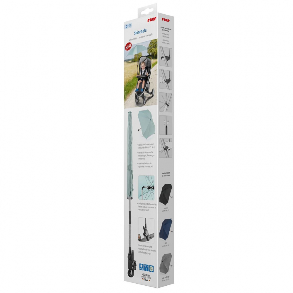 Umbrelă Soare Reer ShineSafe Menta UV 50+ - imagine 6
