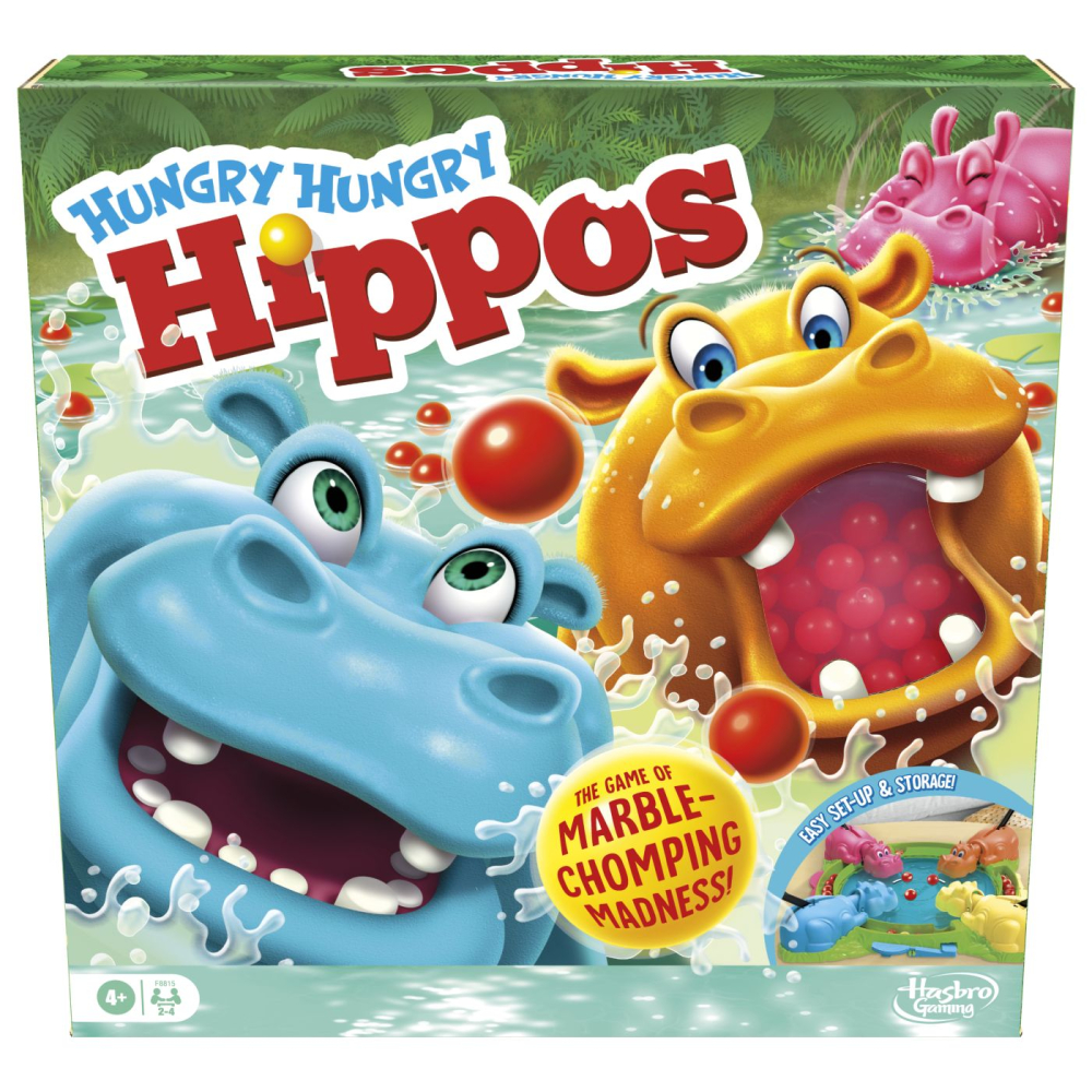 Joc Hasbro Hungry Hungry Hippos - Divertisment Familial