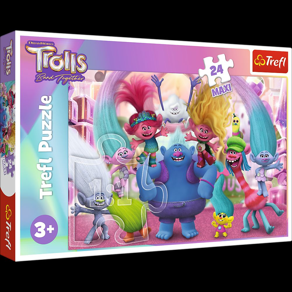 Puzzle Trefl 24 piese În Lumea Trolilor
