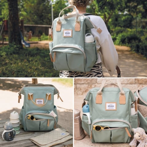 Rucsac Beaba Wellington Sage | Practic si Confortabil - imagine 4