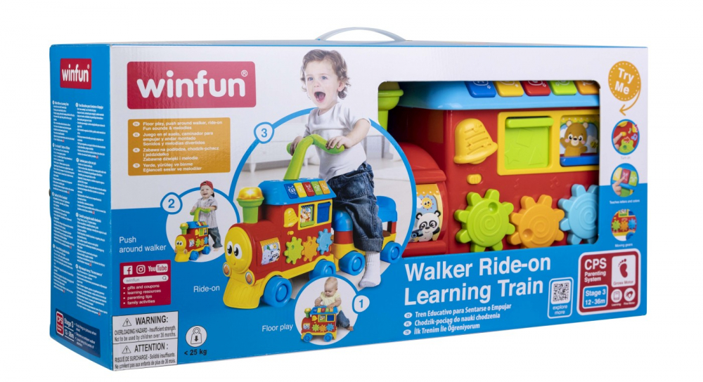 Winfun Trenulet Antemergator Educativ 12m+ - imagine 2
