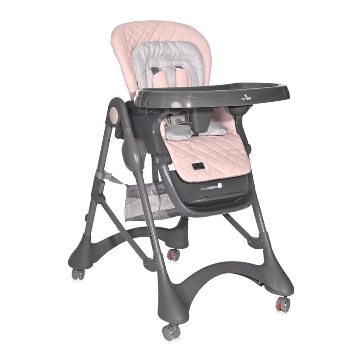 Scaun de masa Lorelli Appetito Pink, Reglabil si Ergonomic