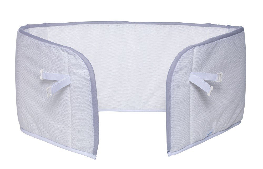 Protecție laterală Aerosleep alb, patut copil - imagine 3