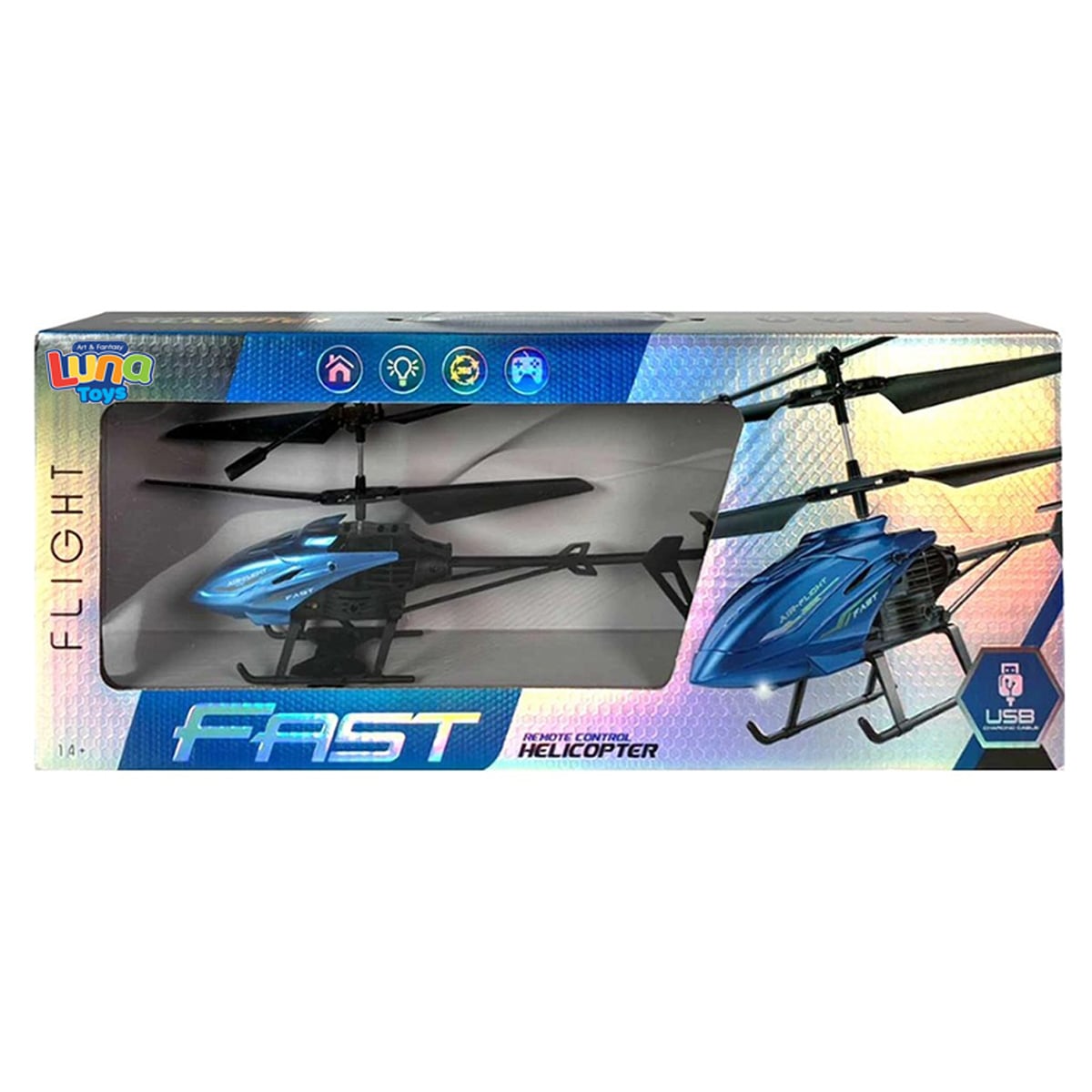 Elicopter Luna Toys - Zbor Stabil și Ușor de Controlat