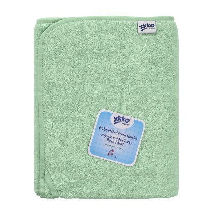 Prosop Bumbac Organic XKKO Mint 75x150cm