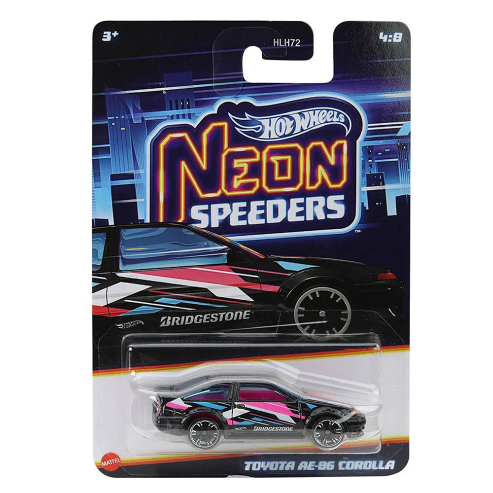Hot Wheels Toyota AE-86 Corolla Neon Speeders