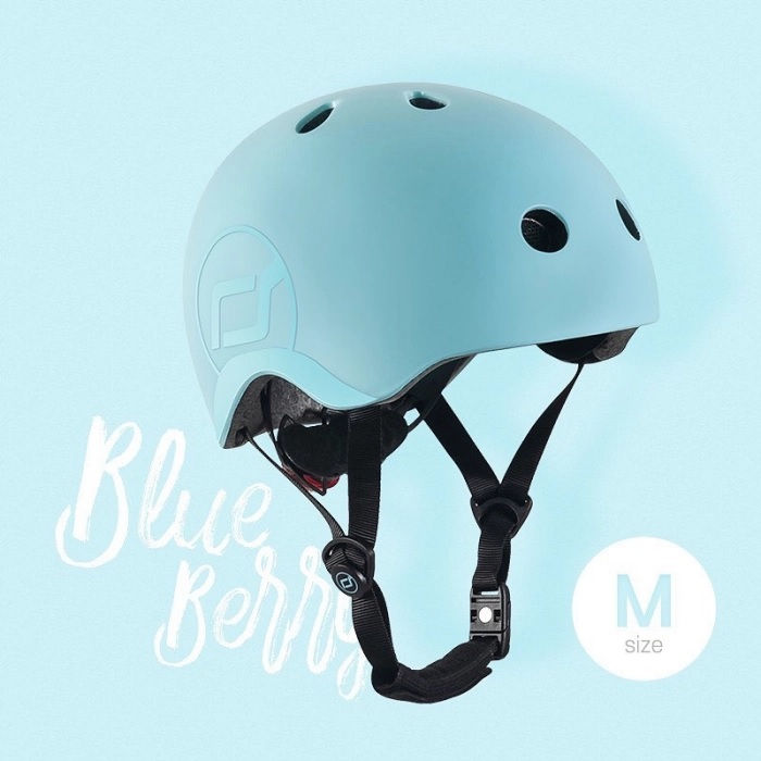 Casca Scoot and Ride Blueberry cu LED S-M 3 ani+ - imagine 3